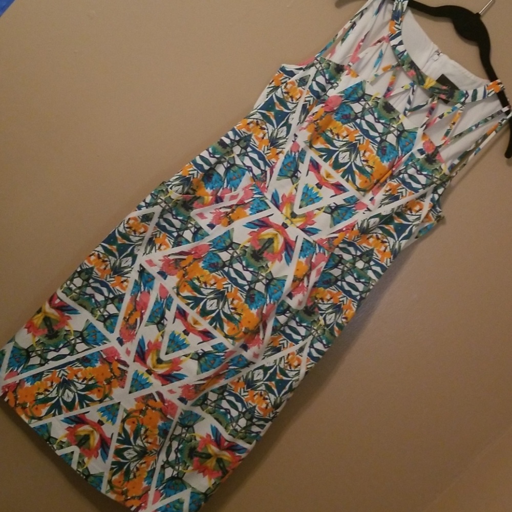 Adrianna Papell Printed Dress